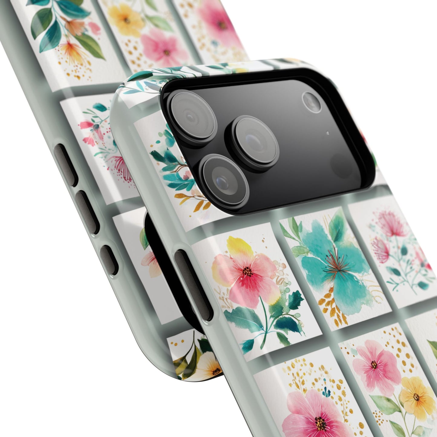 Floral Mosaic Design iPhone Case
