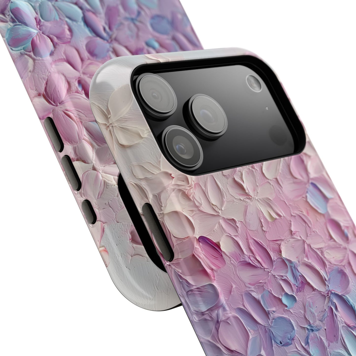 Pastel Flower Abstract Oil Painting Design iPhone Case