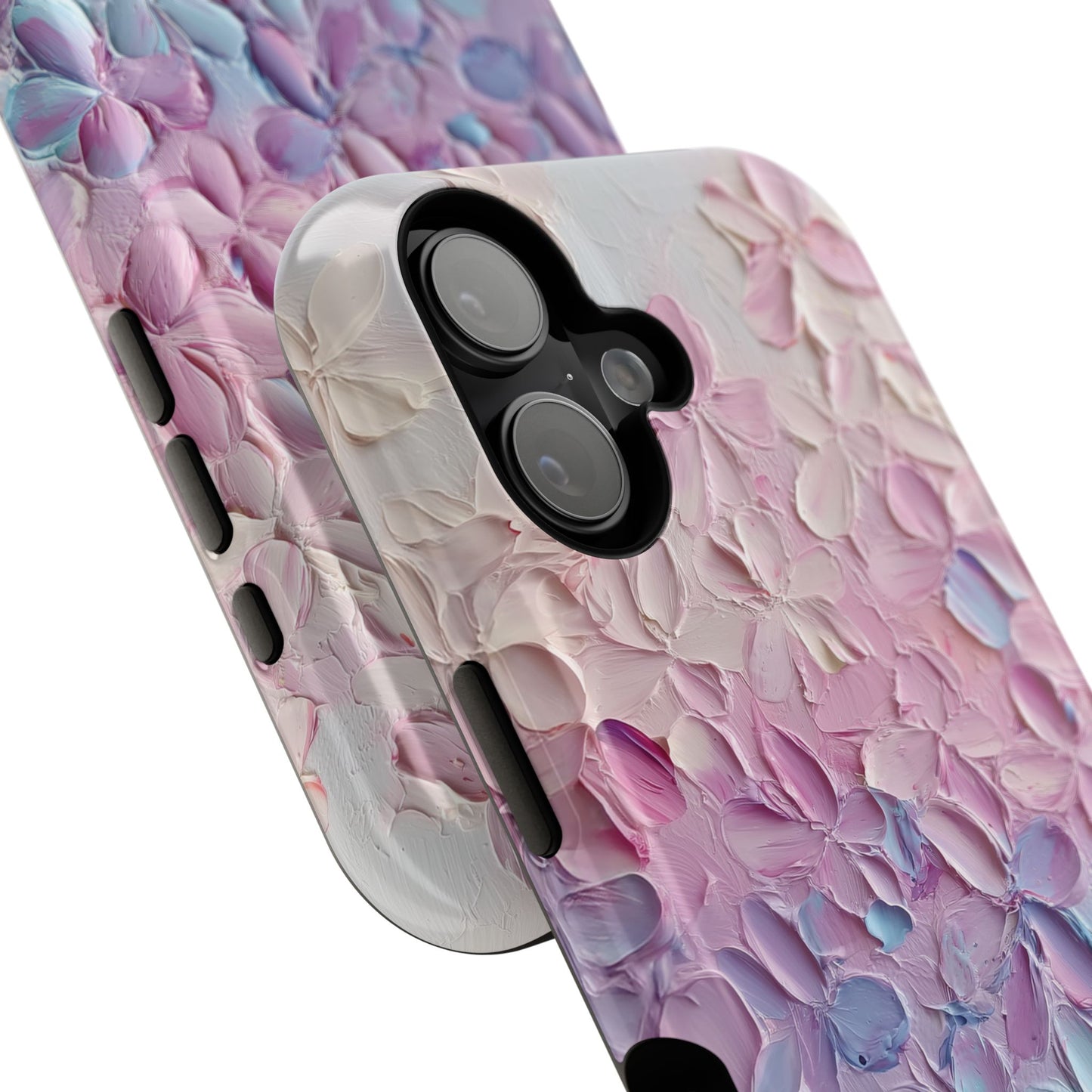 Pastel Flower Abstract Oil Painting Design iPhone Case