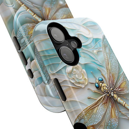 Dragonfly Stained Glass Art iPhone Case
