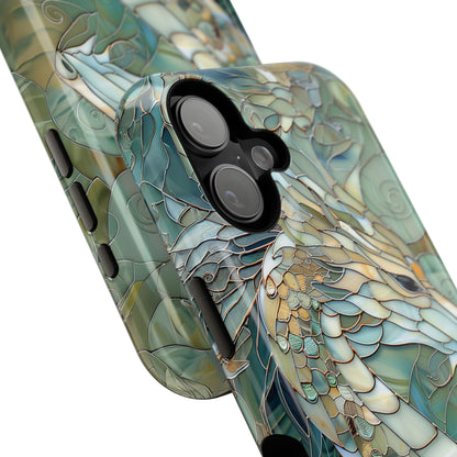 Dragon Stained Glass Design iPhone Case