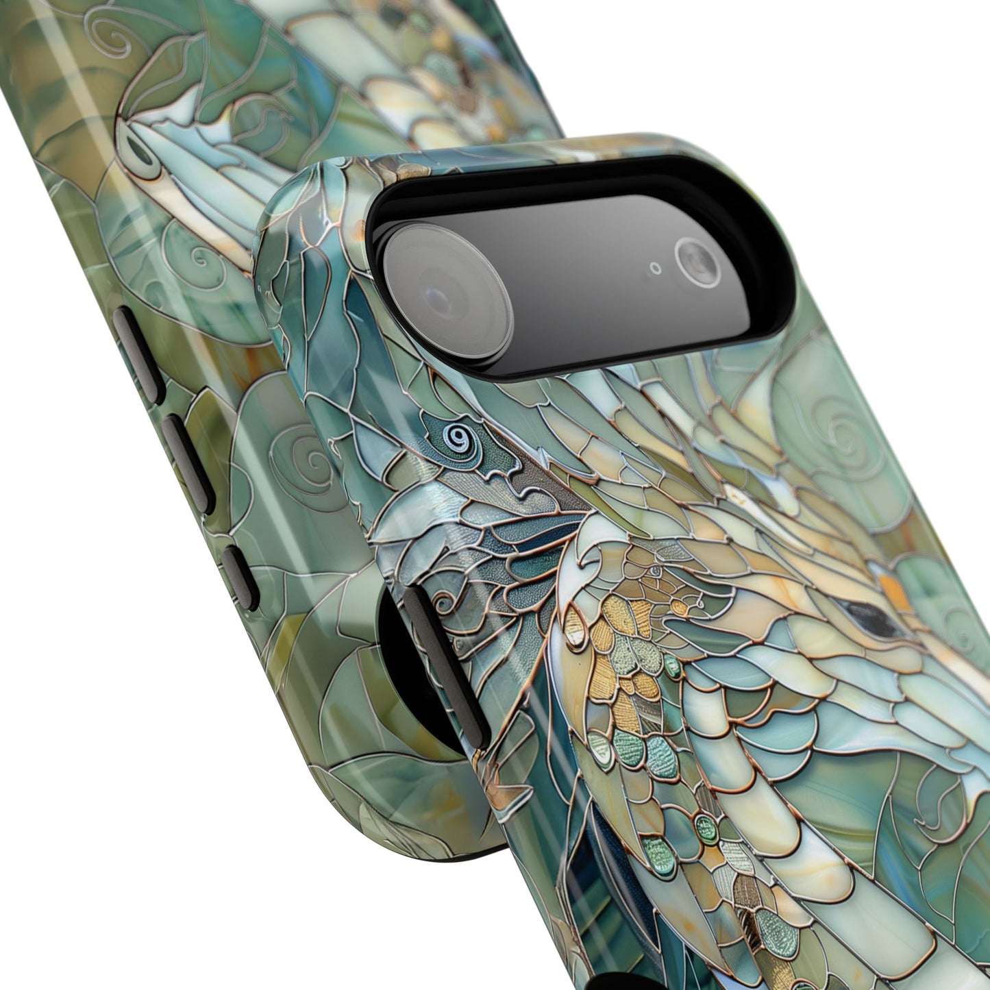 Dragon Stained Glass Design iPhone Case