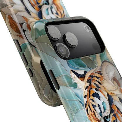 Tiger Stained Glass Design iPhone Case