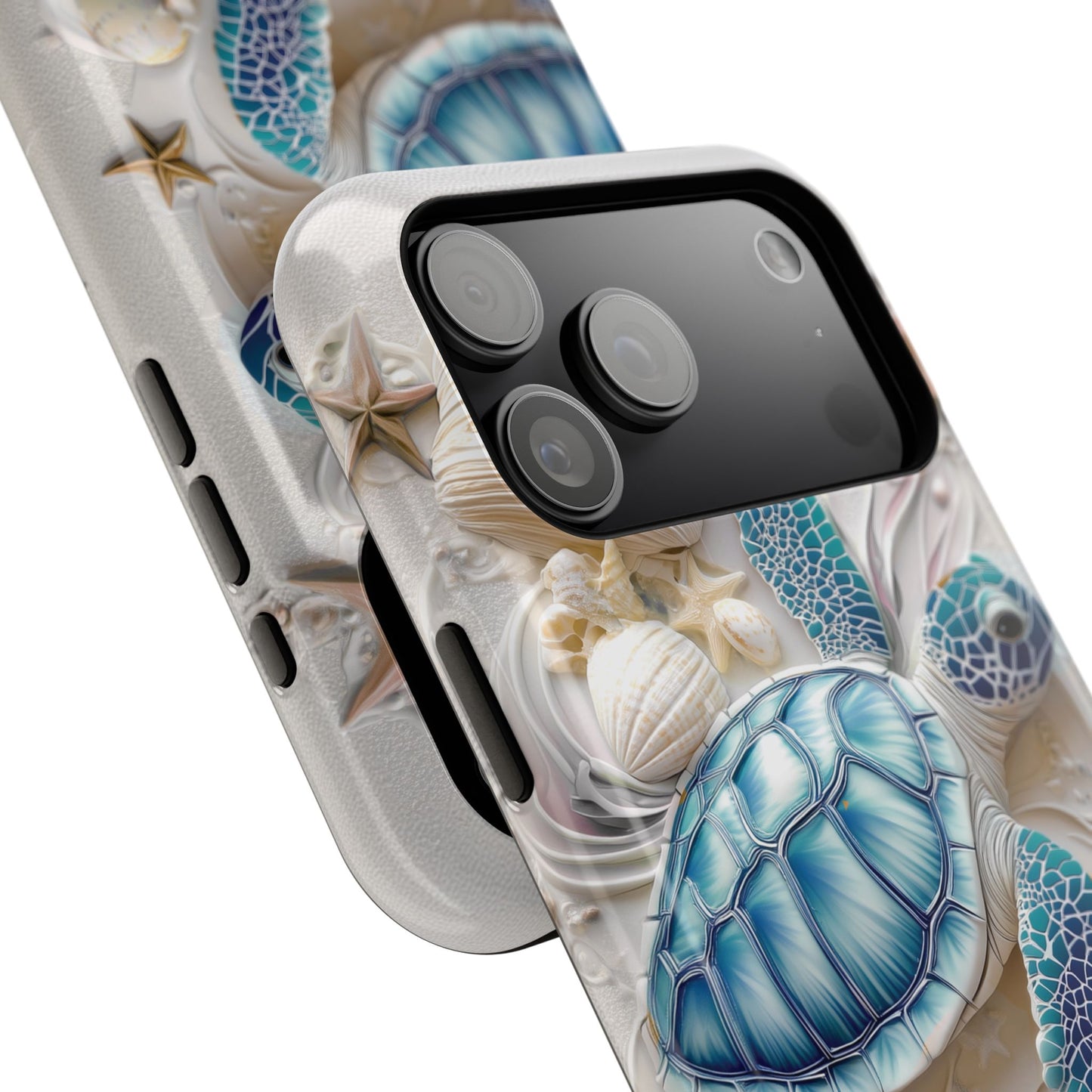 Turtle & Seashell Design iPhone Case