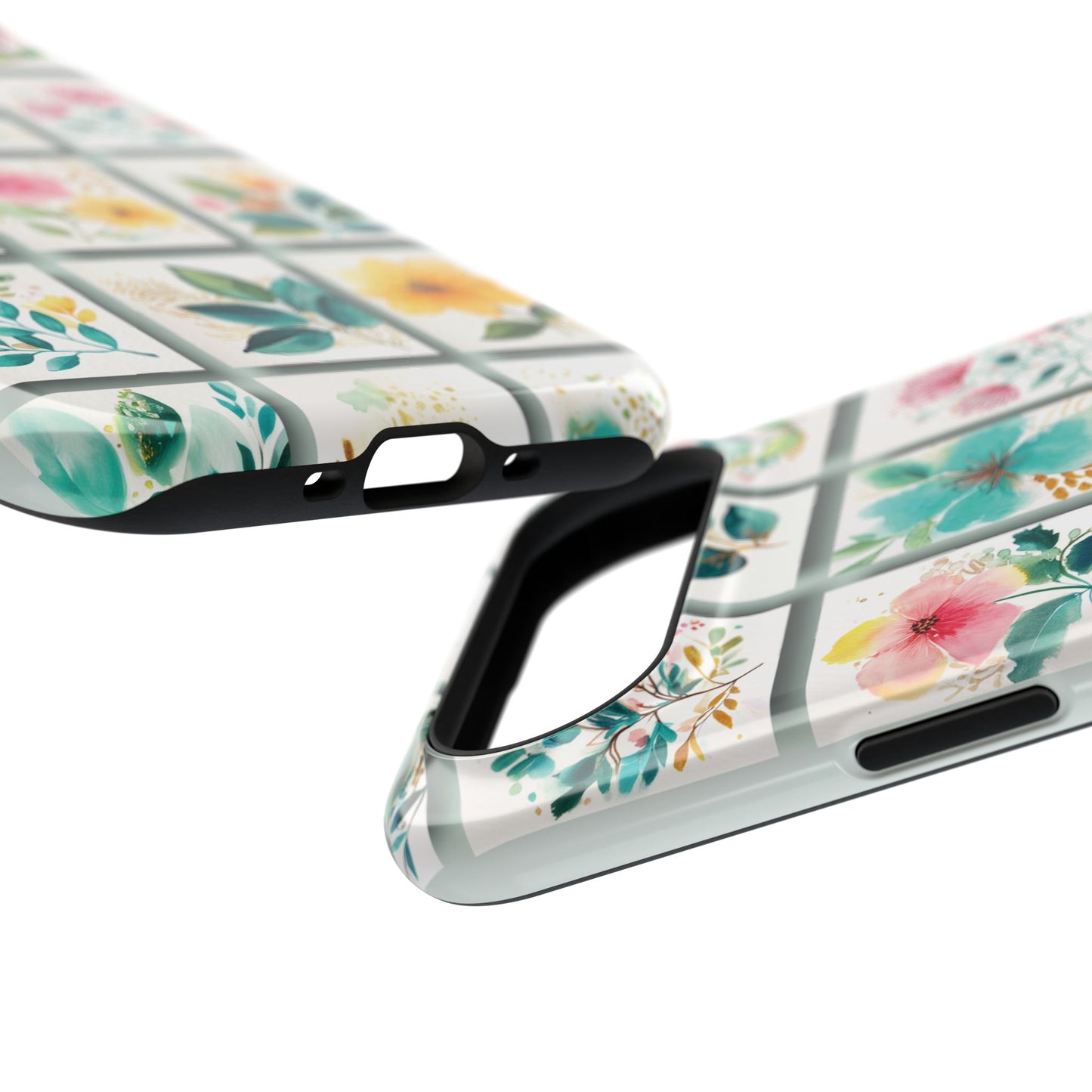 Floral Mosaic Design iPhone Case