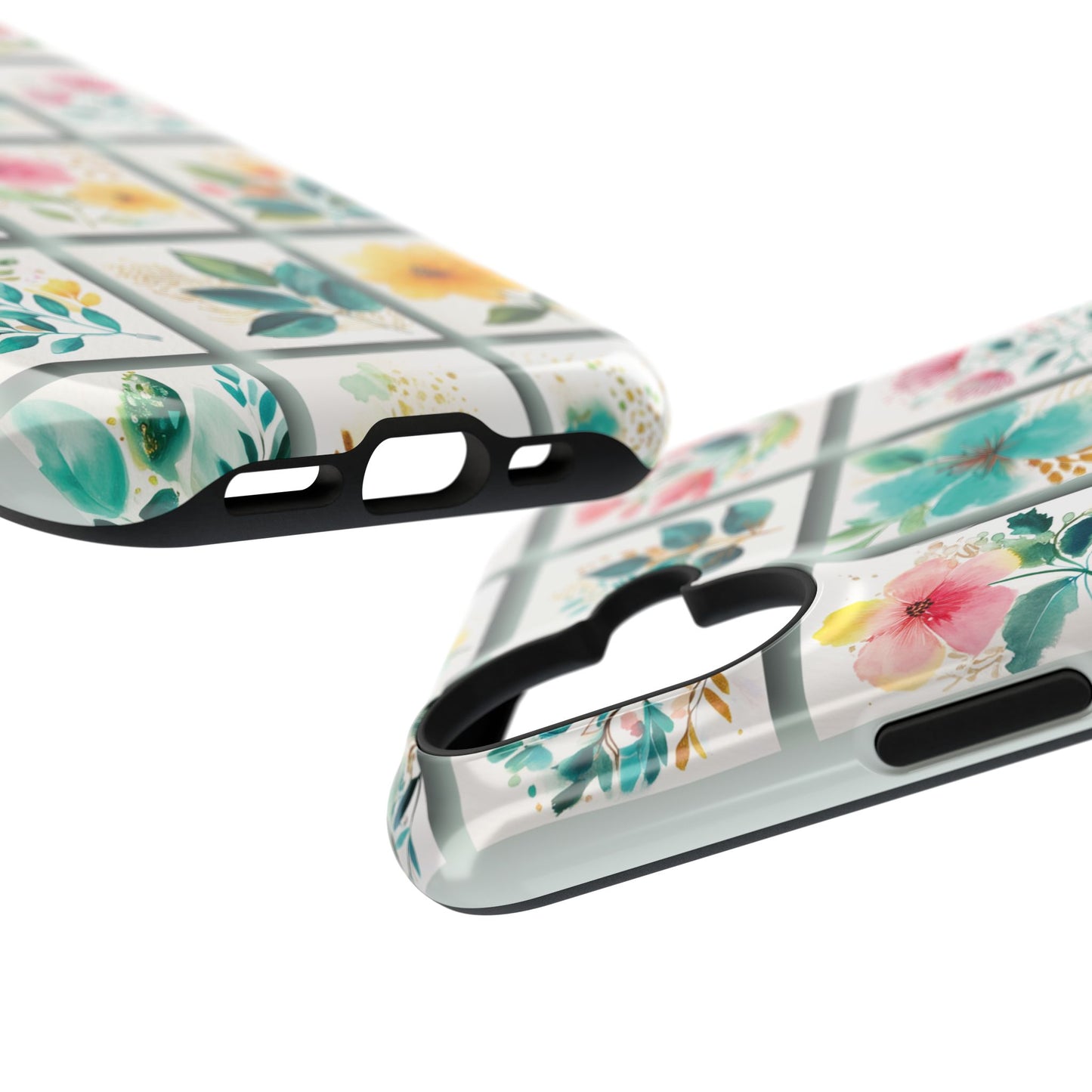 Floral Mosaic Design iPhone Case