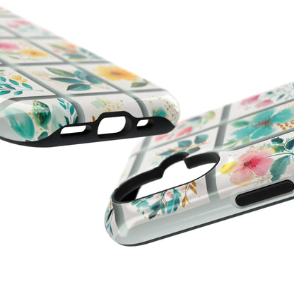 Floral Mosaic Design iPhone Case