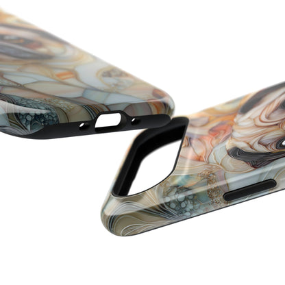Pug Stained Glass Design iPhone Case