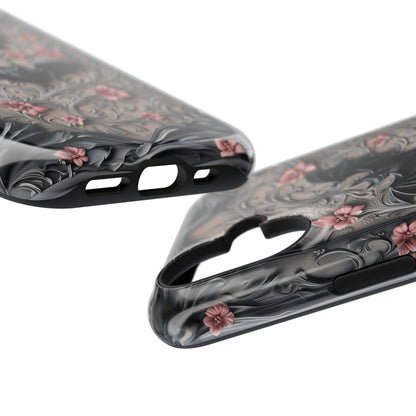 Gothic Victorian Style Bats Design iPhone Case