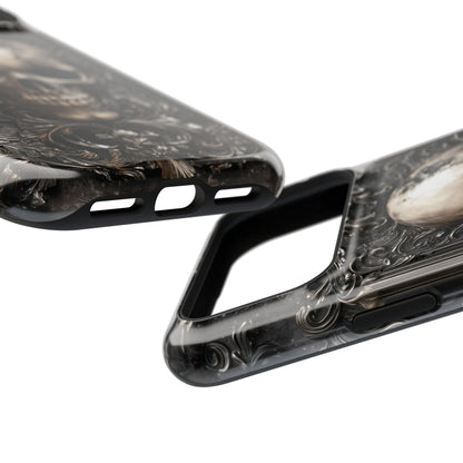 Gothic Skull Metalwork Design iPhone Case
