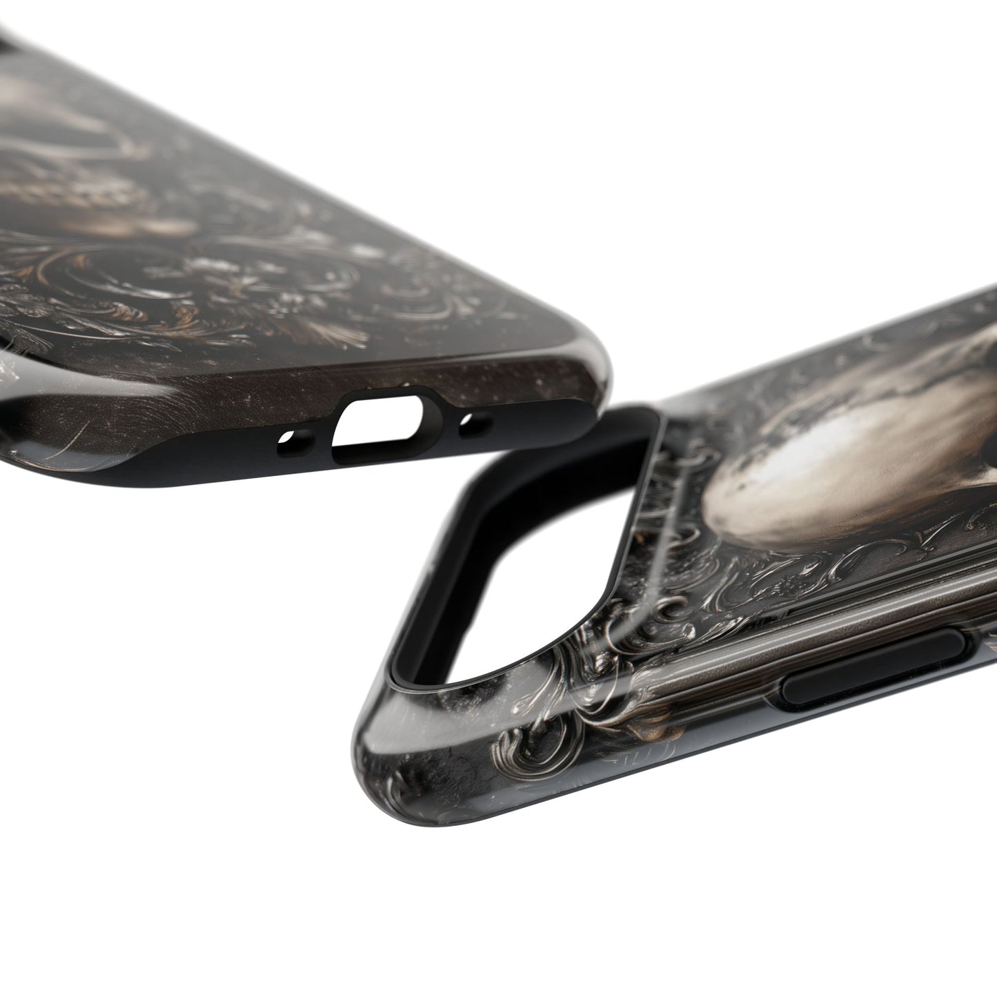 Gothic Skull Metalwork Design iPhone Case