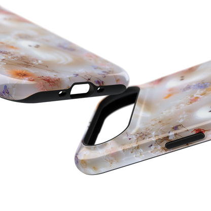 Cute Ghost Floral Design iPhone Case