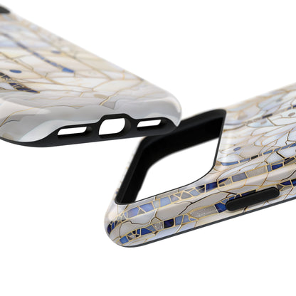 Magical Winter Forest Stained Glass Design iPhone Case