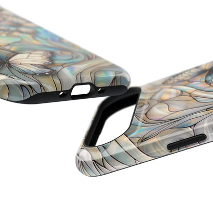 Butterflies Stained Glass Design iPhone Case