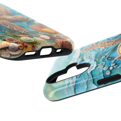 Turtle in The Sea Design iPhone Case