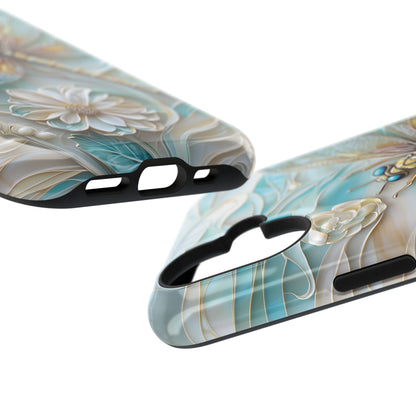 Dragonfly Stained Glass Art iPhone Case