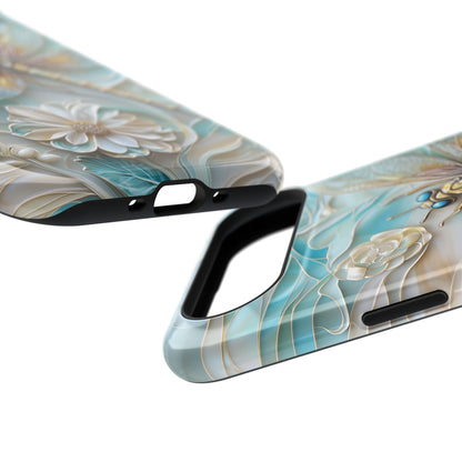 Dragonfly Stained Glass Art iPhone Case