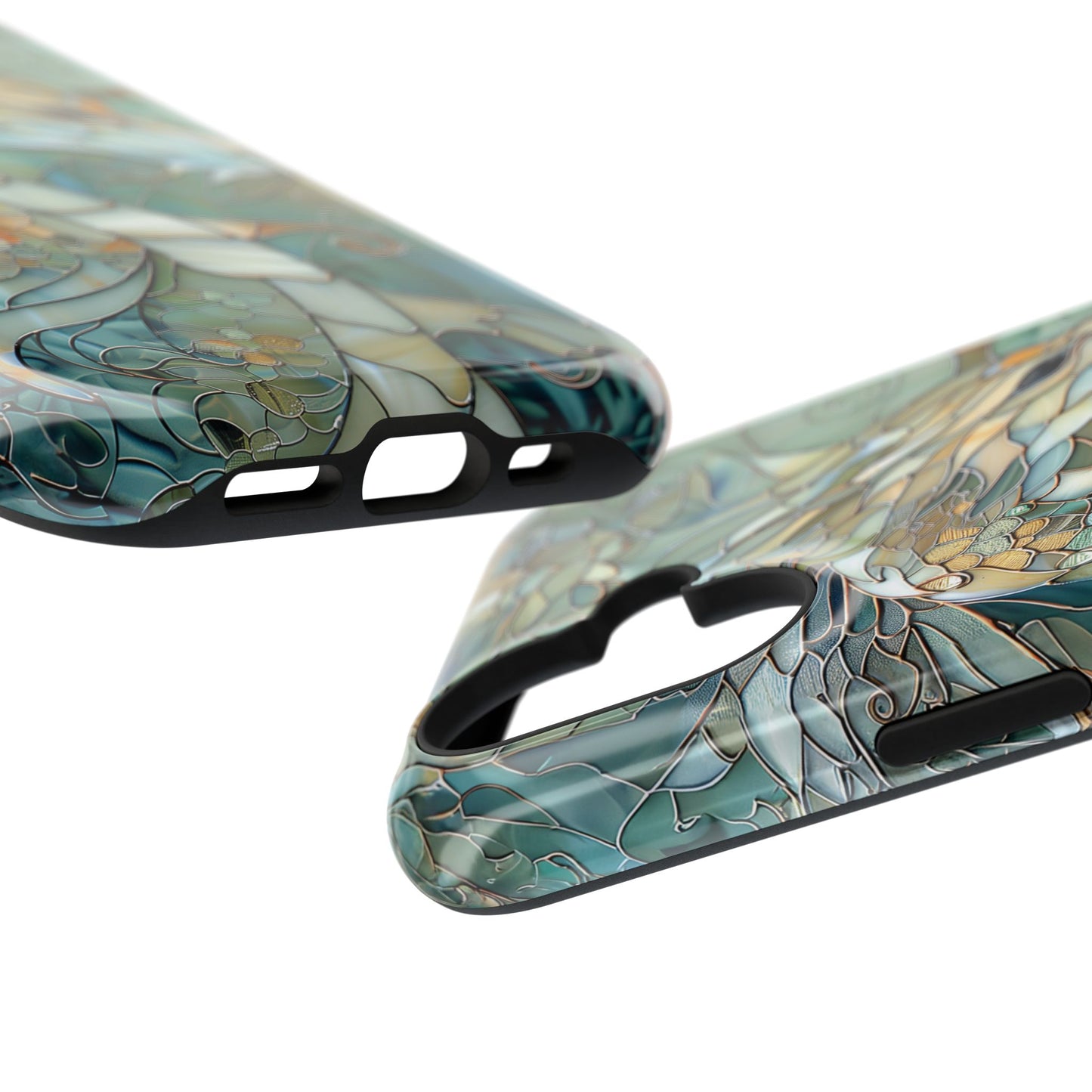 Dragon Stained Glass Design iPhone Case