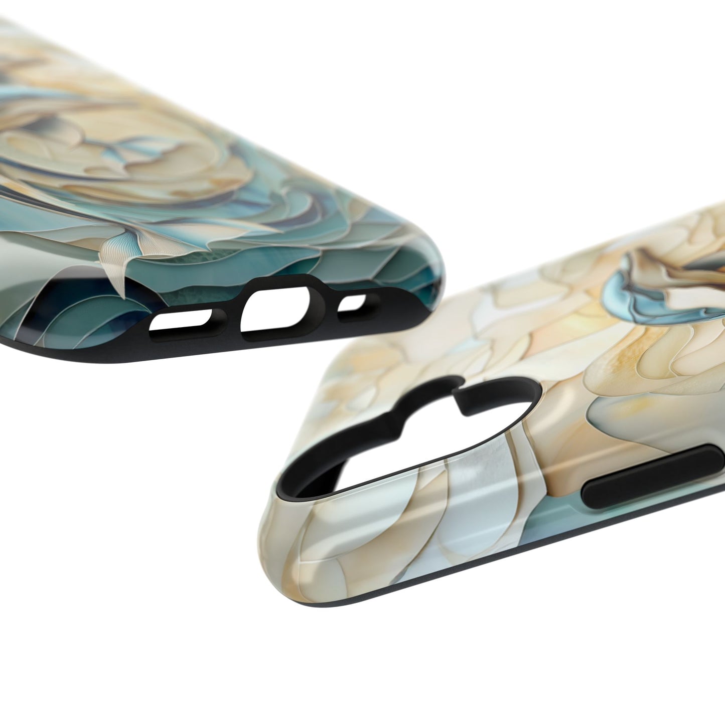 Dolphin Stained Glass Design iPhone Case