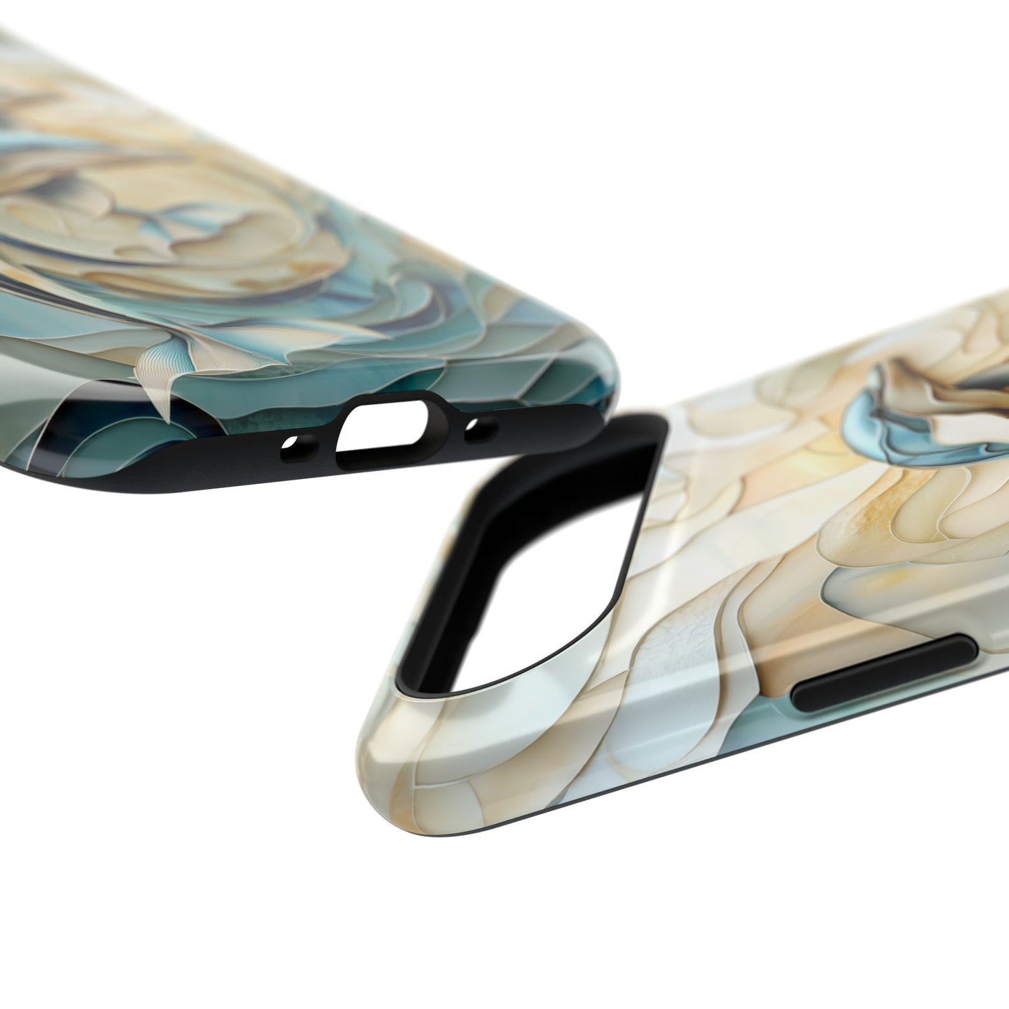 Dolphin Stained Glass Design iPhone Case