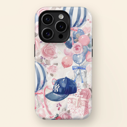 Coquette Watercolour Collage iPhone Case