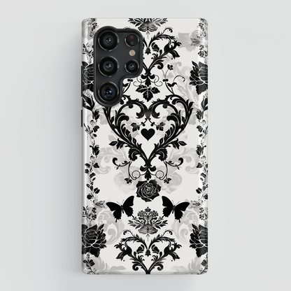 Elegant Victorian Style Damask Design Samsung Phone Case