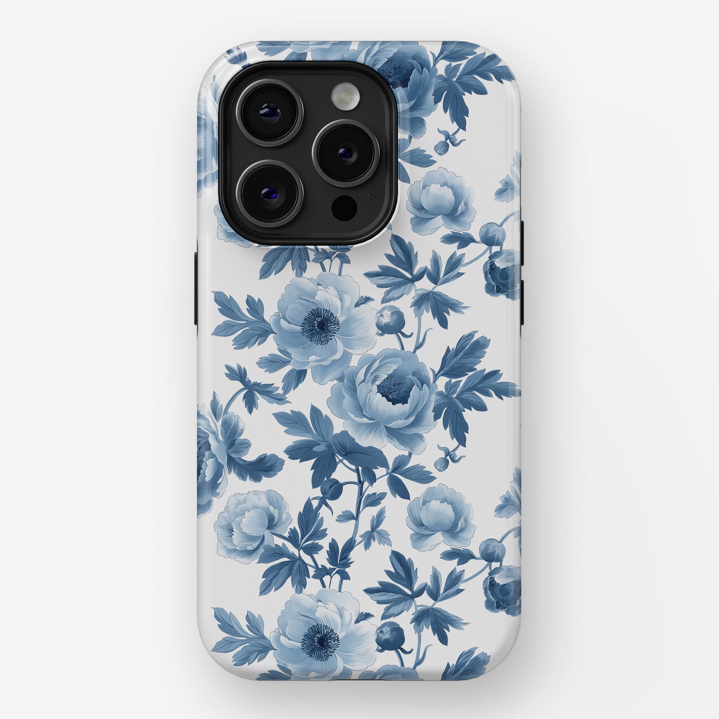 Blue Vintage Floral Case for iPhone