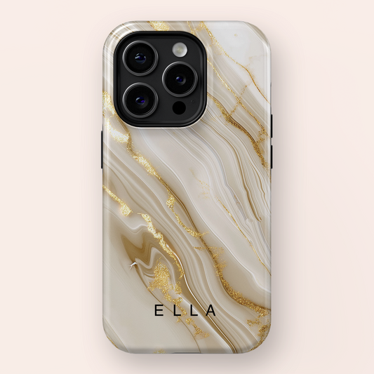 Luxury Gold Marble Case for iPhone