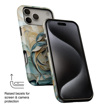 Dolphin Stained Glass Design iPhone Case