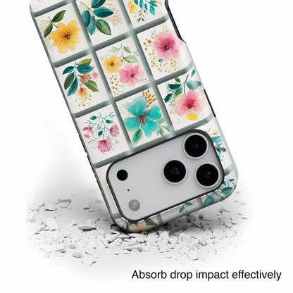 Floral Mosaic Design iPhone Case