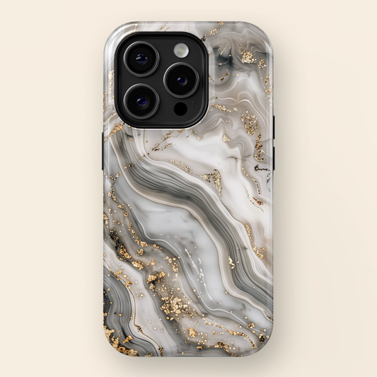 Luxury Grey Marble Case for iPhone