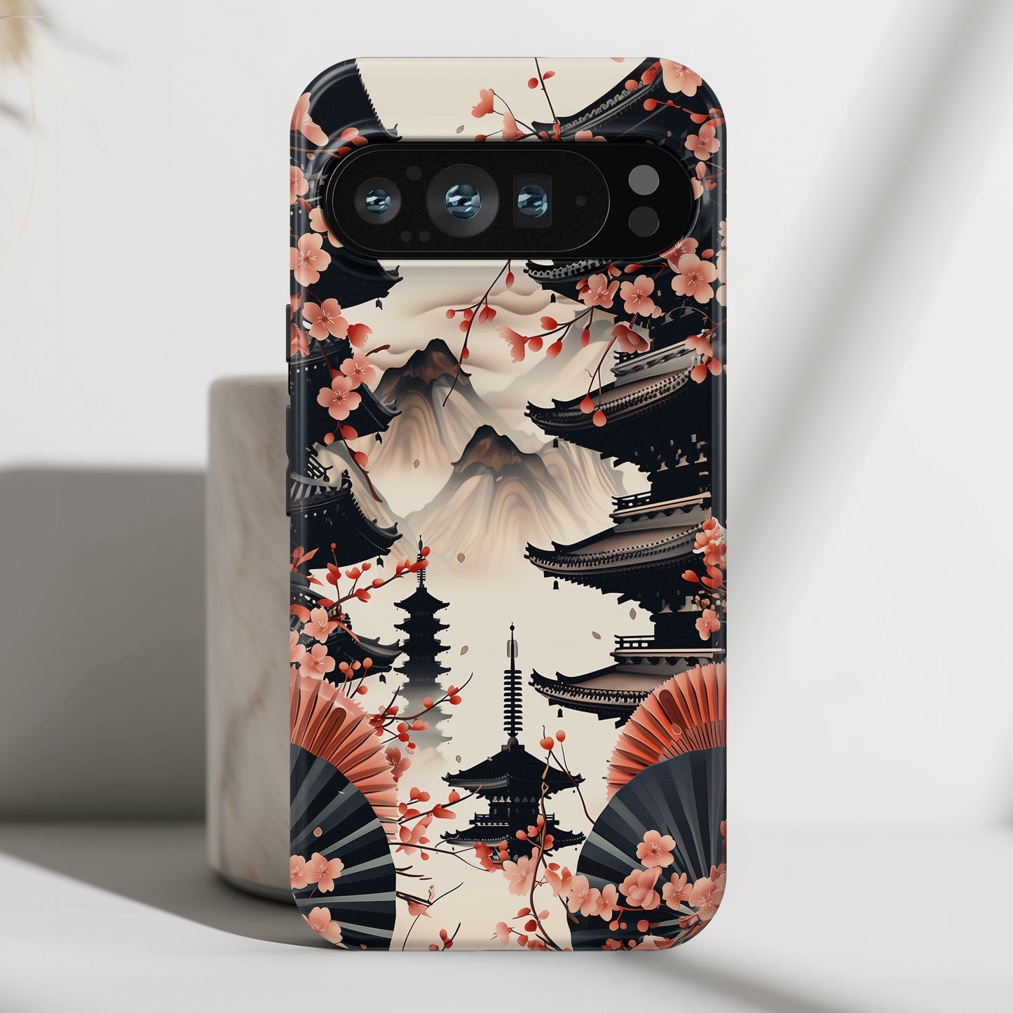 Sakura Pagoda Japanese Art Design Phone Case for Google Pixel