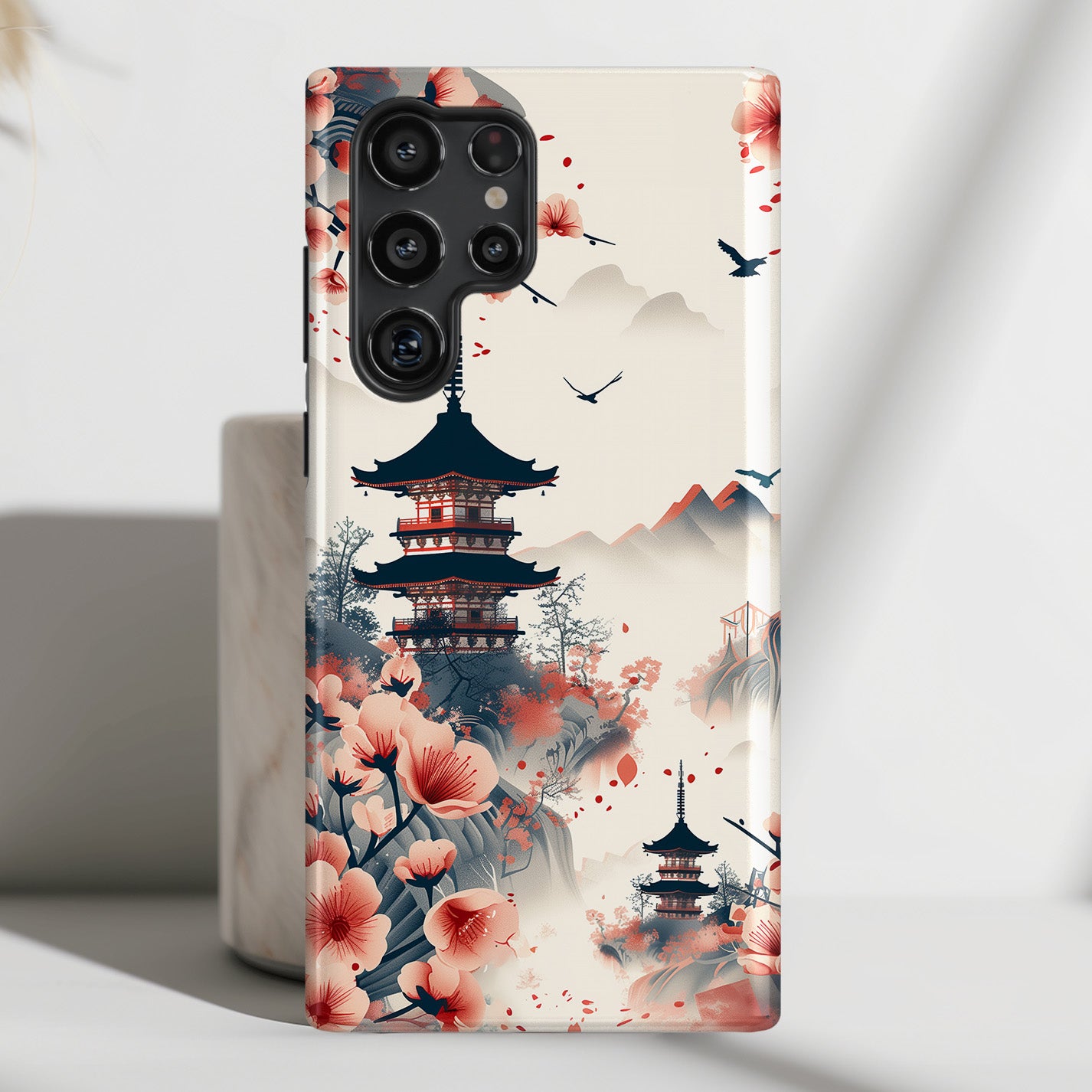 Japanese Pagoda Design Case for Galaxy S series Phones