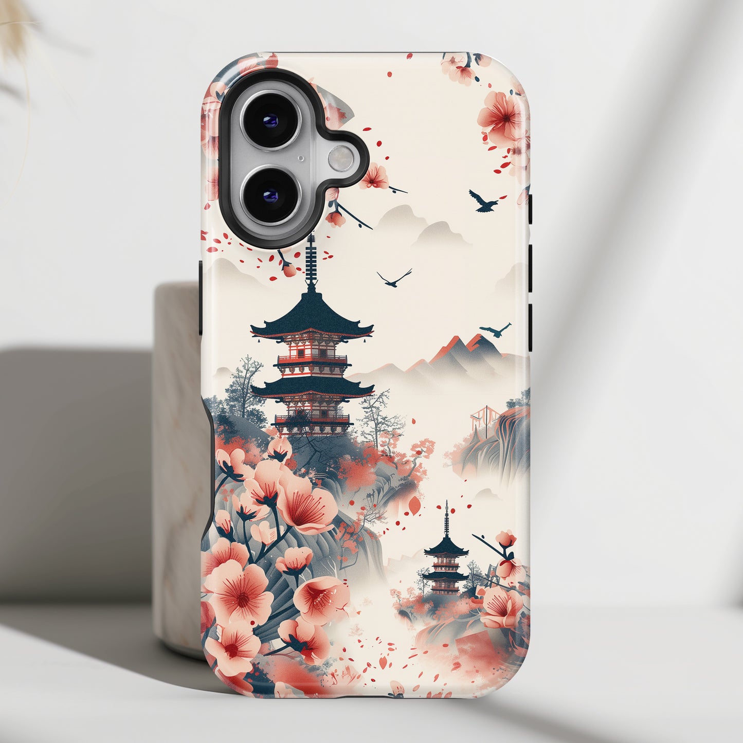 Japanese Pagoda Design iPhone Case