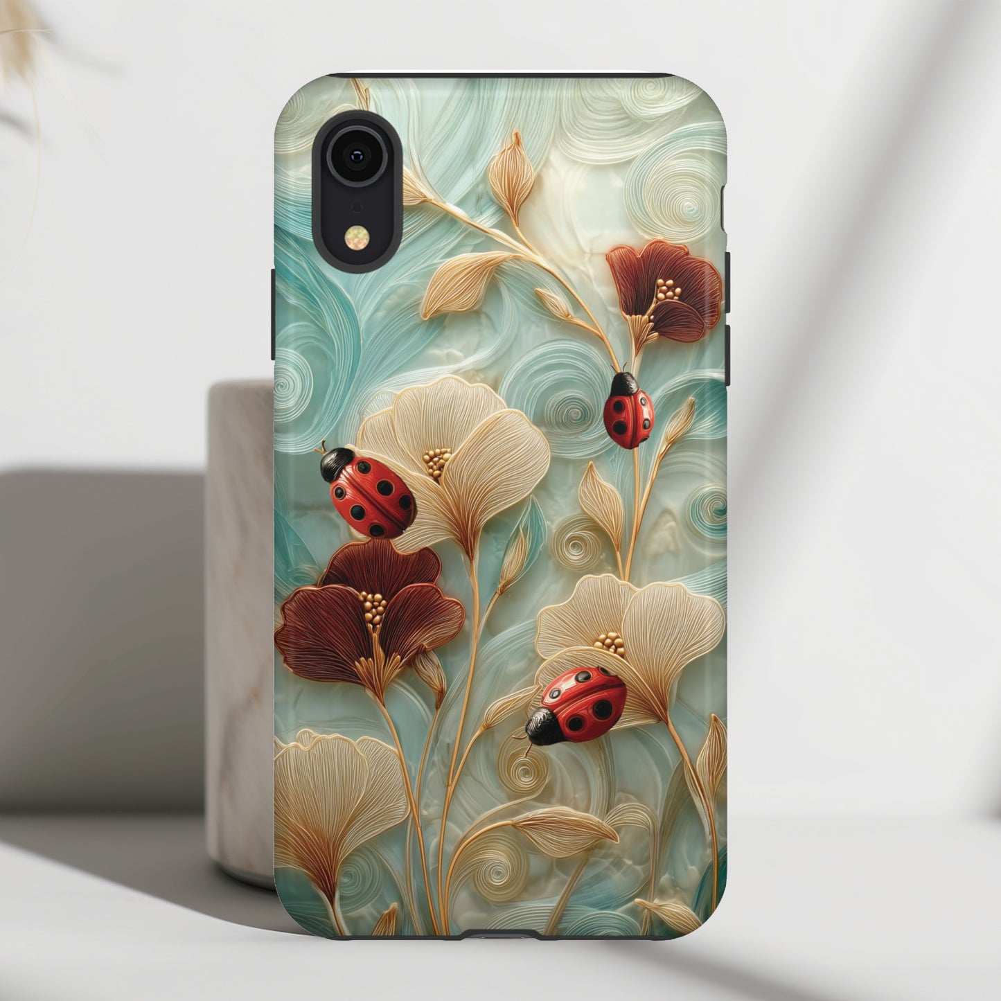 Ladybug Garden Design iPhone Case