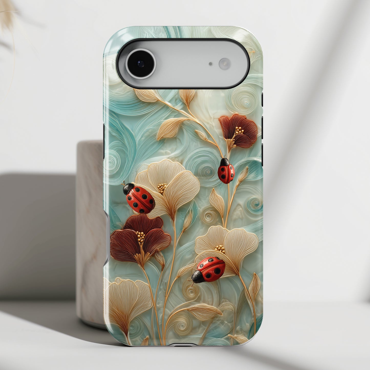 Ladybug Garden Design iPhone Case