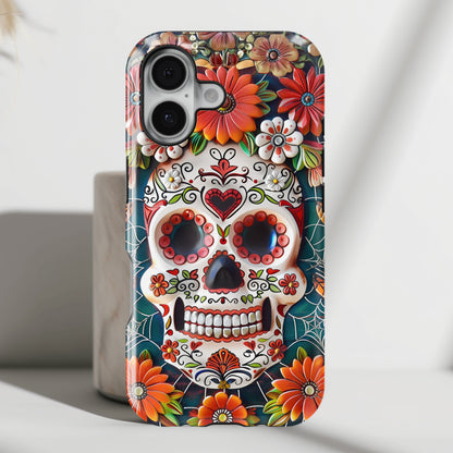 Calaveritas Mexican Sugar Skull Design iPhone Case