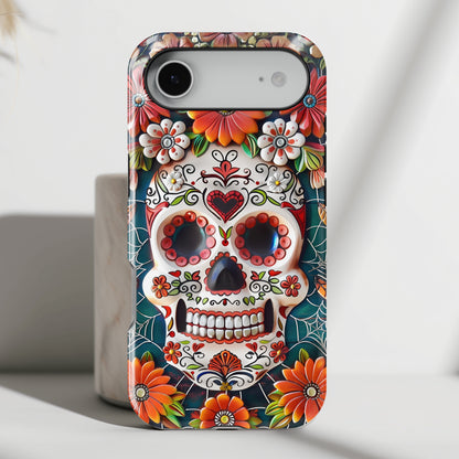Calaveritas Mexican Sugar Skull Design iPhone Case