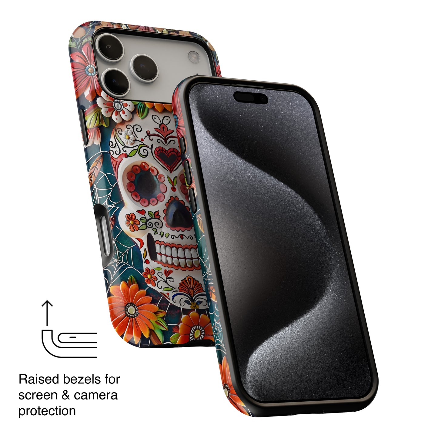 Calaveritas Mexican Sugar Skull Design iPhone Case