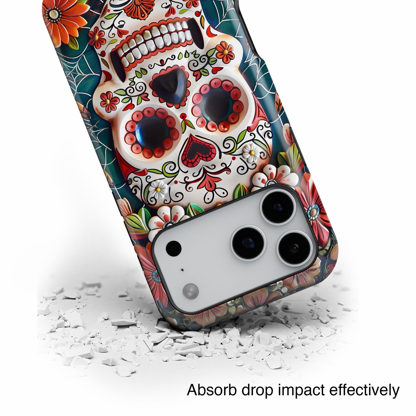 Calaveritas Mexican Sugar Skull Design iPhone Case