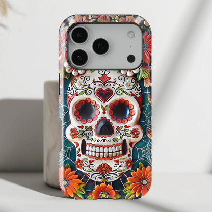 Calaveritas Mexican Sugar Skull Design iPhone Case
