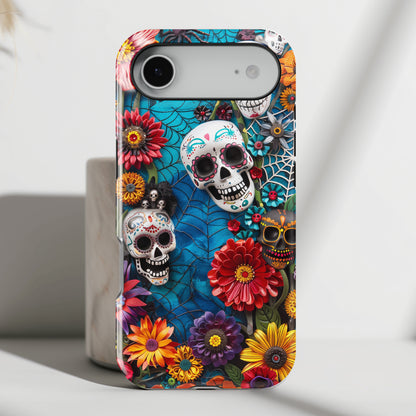 Calaveritas Mexican Sugar Skull Design 2 iPhone Case