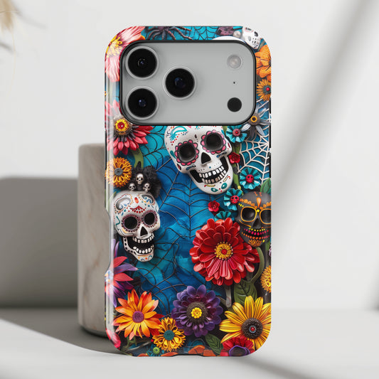 Calaveritas Mexican Sugar Skull Design 2 iPhone Case