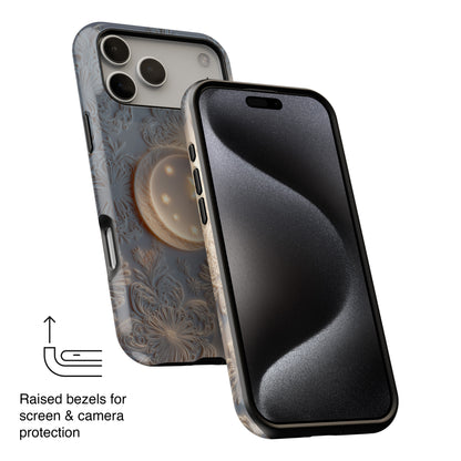 Moonlit Blossom Design iPhone Case