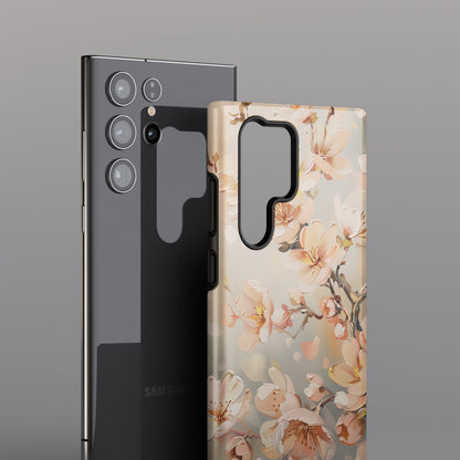 Peach Blossom Oil Painting Design Samsung Phone Case