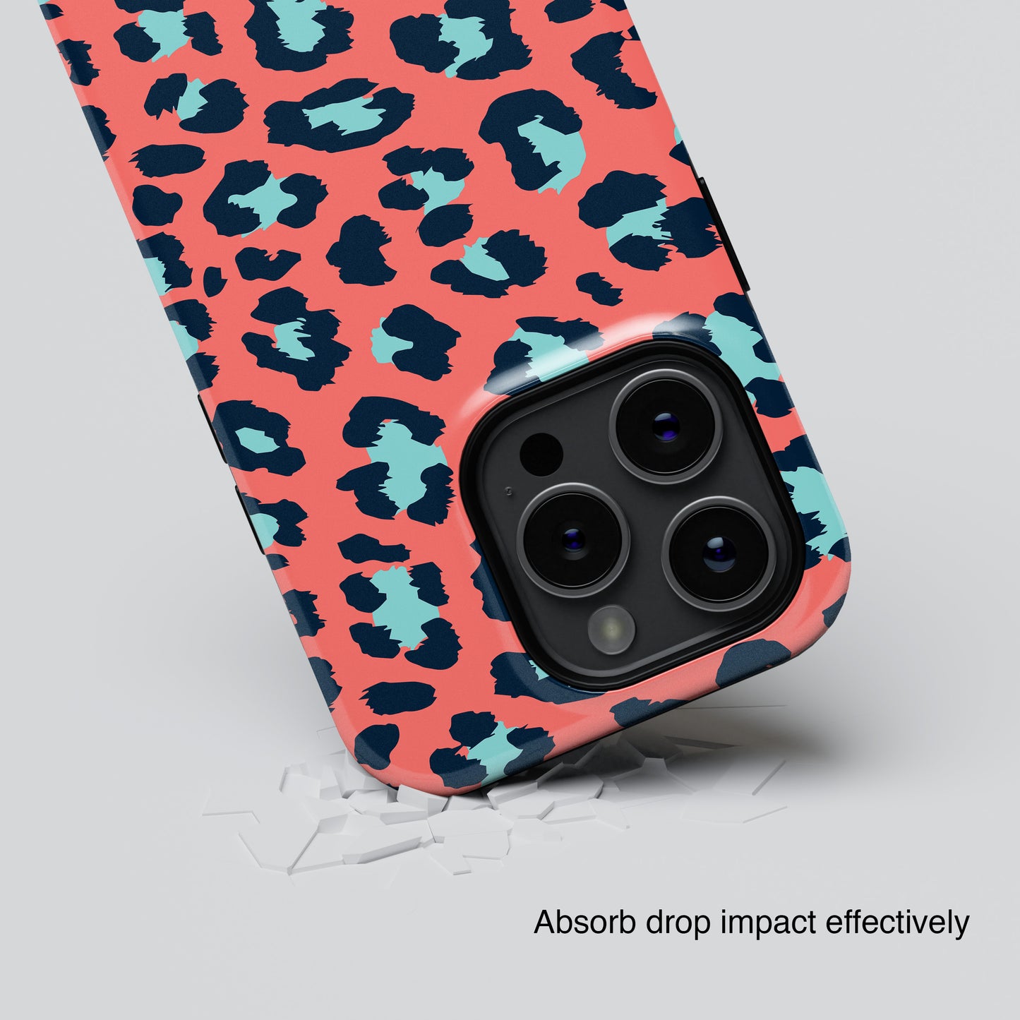 Pink Leopard Print Design iPhone Case