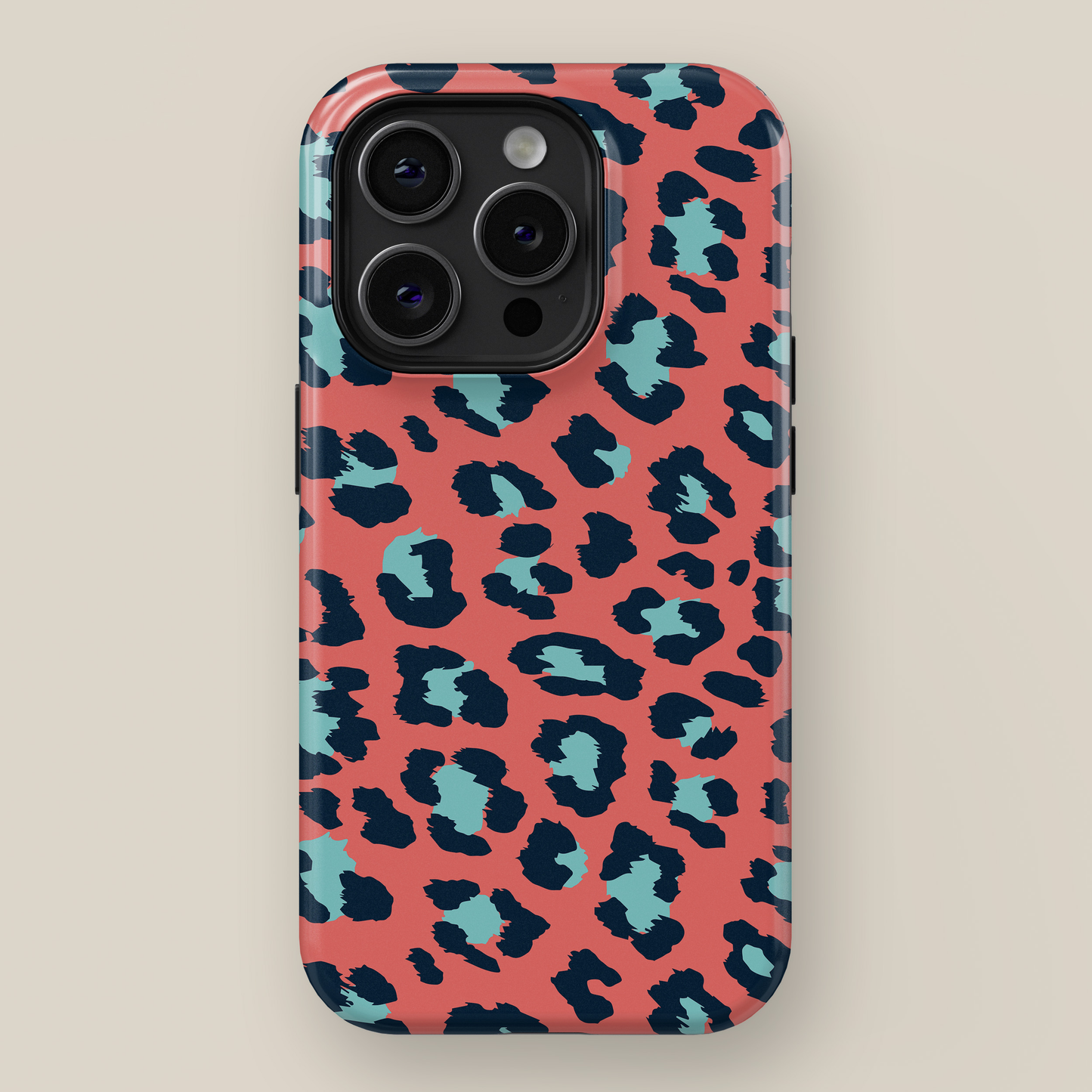 Pink Leopard Print Design iPhone Case