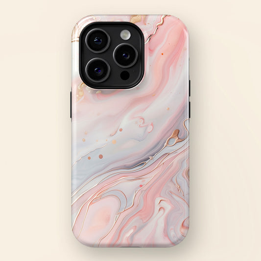 Luxury Pink Marble Case for iPhone