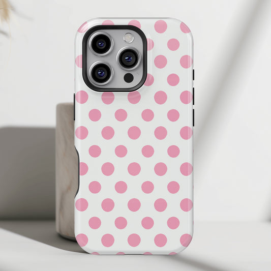 Pink Polka Dot Case for iPhone