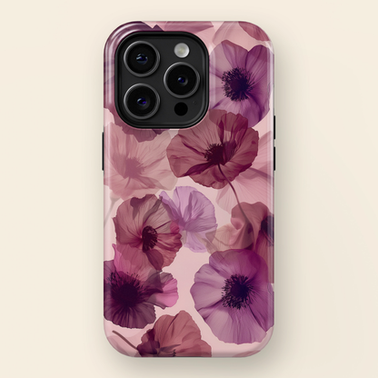 Poppy Flower Design iPhone Case